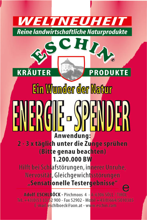 16 A Energie-Spender 50 ml